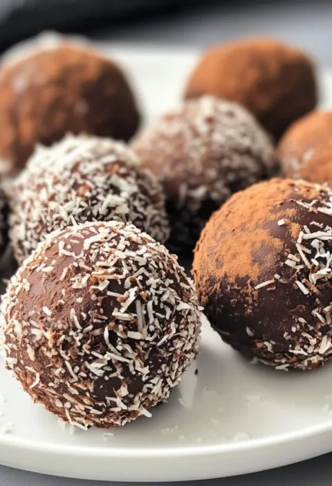 Schoko Pralinen für Weihnachten – Köstliche Low Carb Süßigkeit aus nur 4 Zutaten